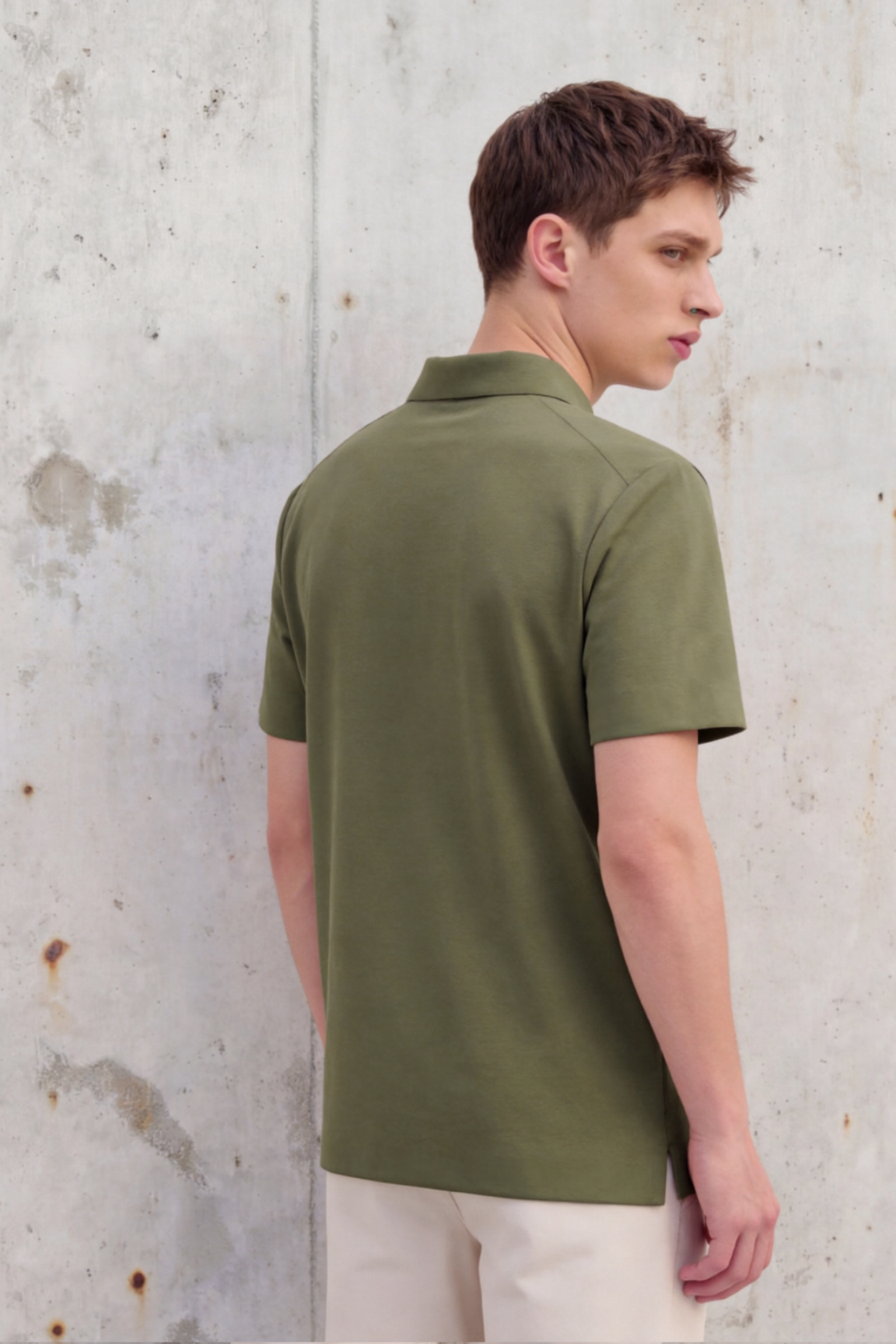 FL006-2026 FILA Men's  Áo Polo nam có túi khóa kéo
