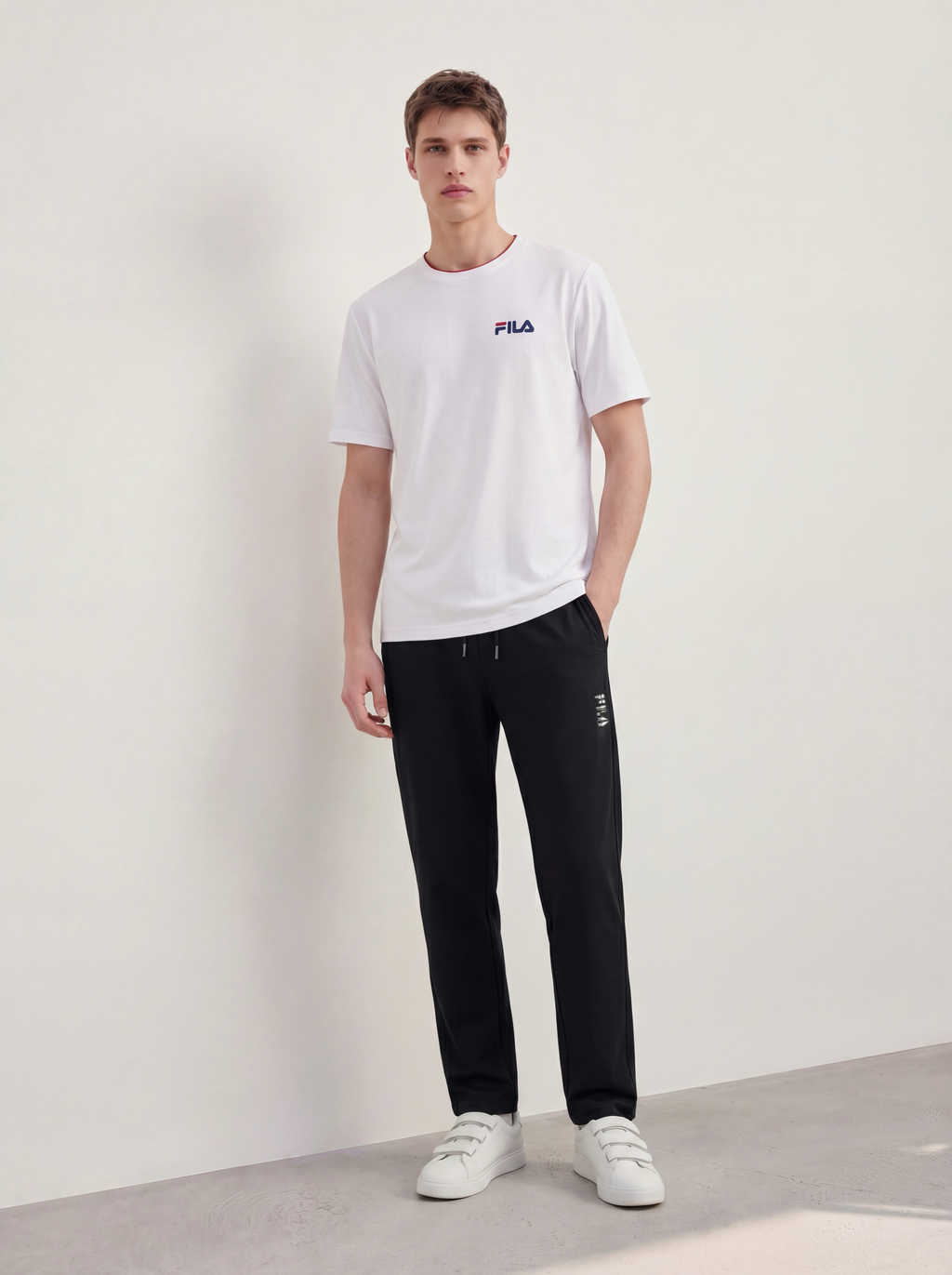 FL017-2026 FILA  Quần dài nam dáng ôm mới