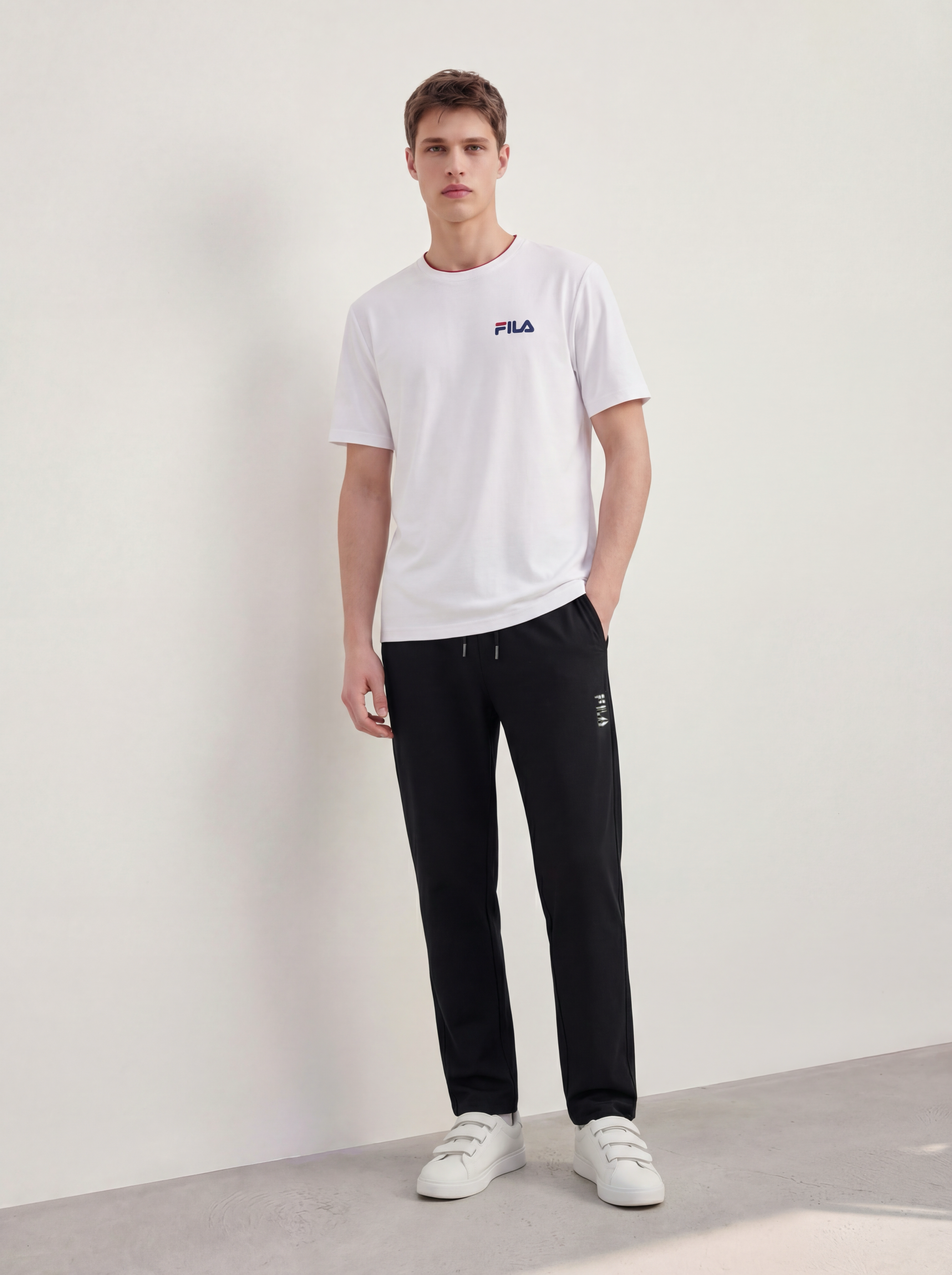 FL017-2026 FILA  Quần dài nam dáng ôm mới