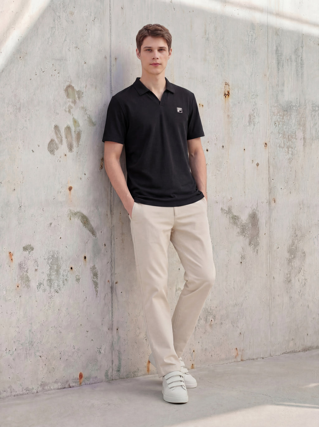 FL002-2026 FILA Men's  Áo polo nam thể thao thời trang mới