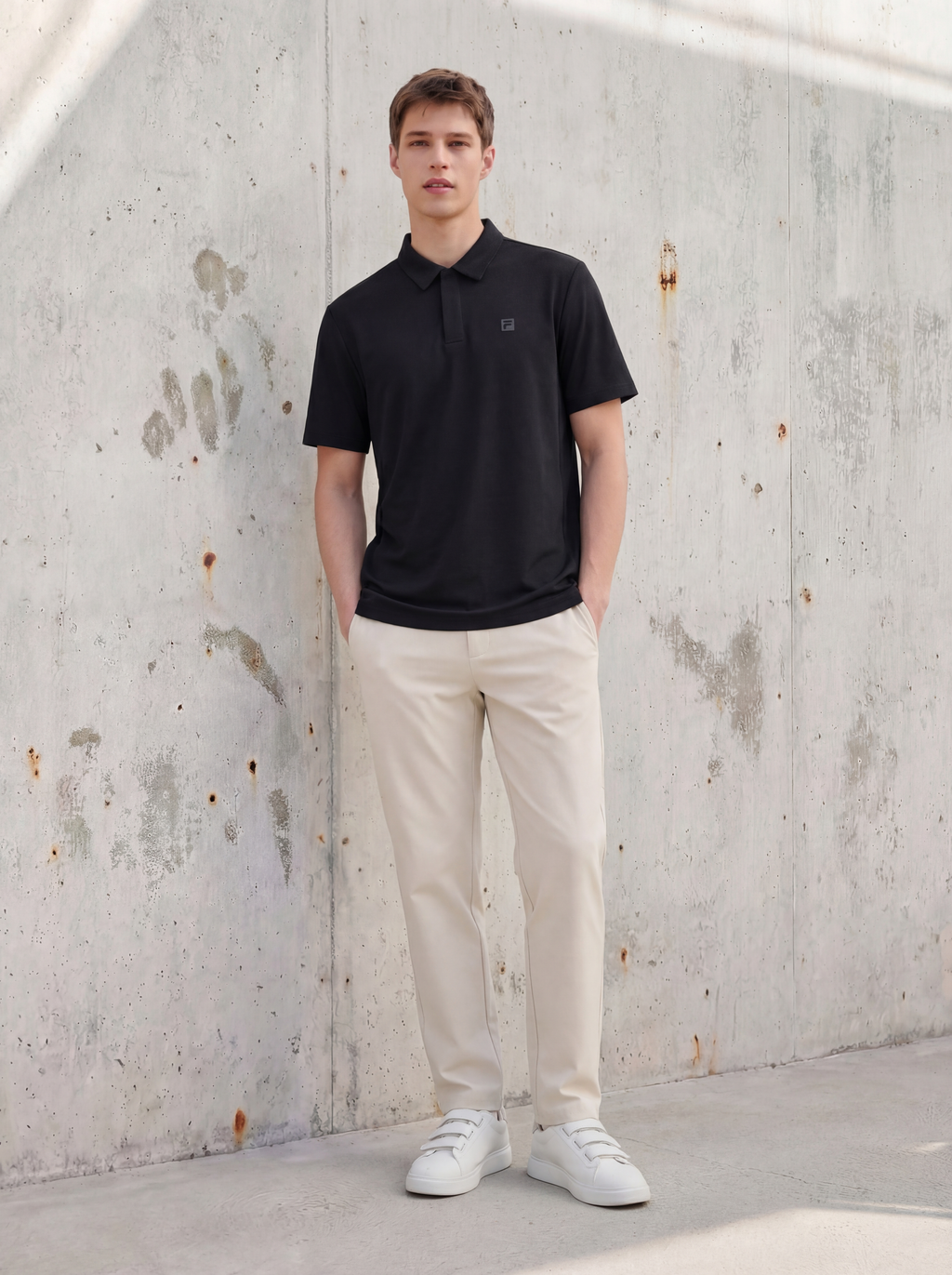 FL003-2026 FILA Men's  Áo polo nam thể thao kiểu mới