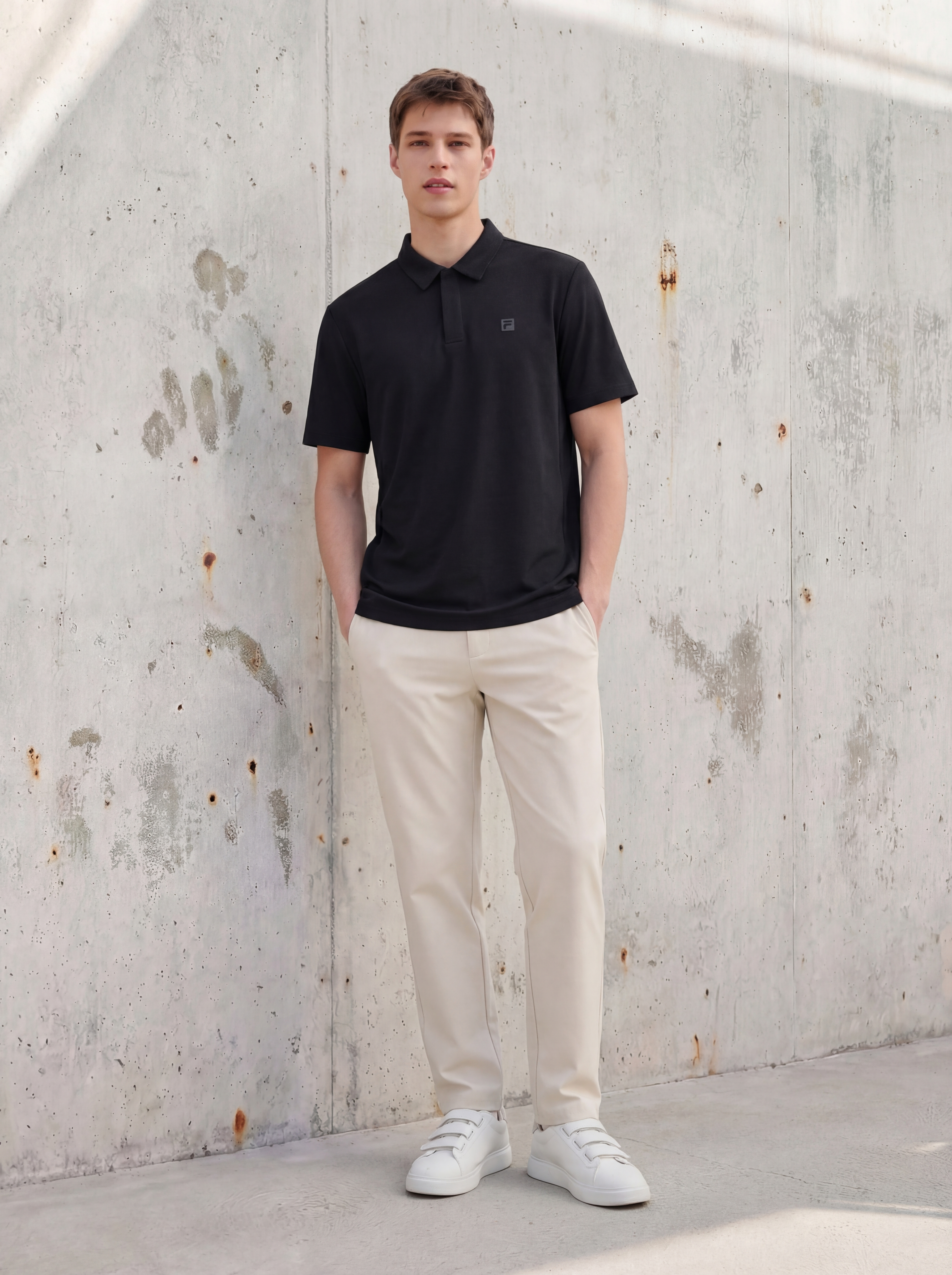 FL003-2026 FILA Men's  Áo polo nam thể thao kiểu mới