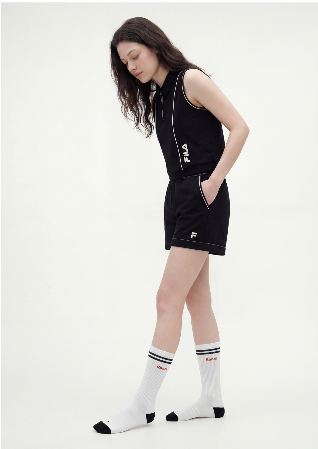 FL022-2026 FILA Women's Bộ đồ thể thao nữ ( Áo )