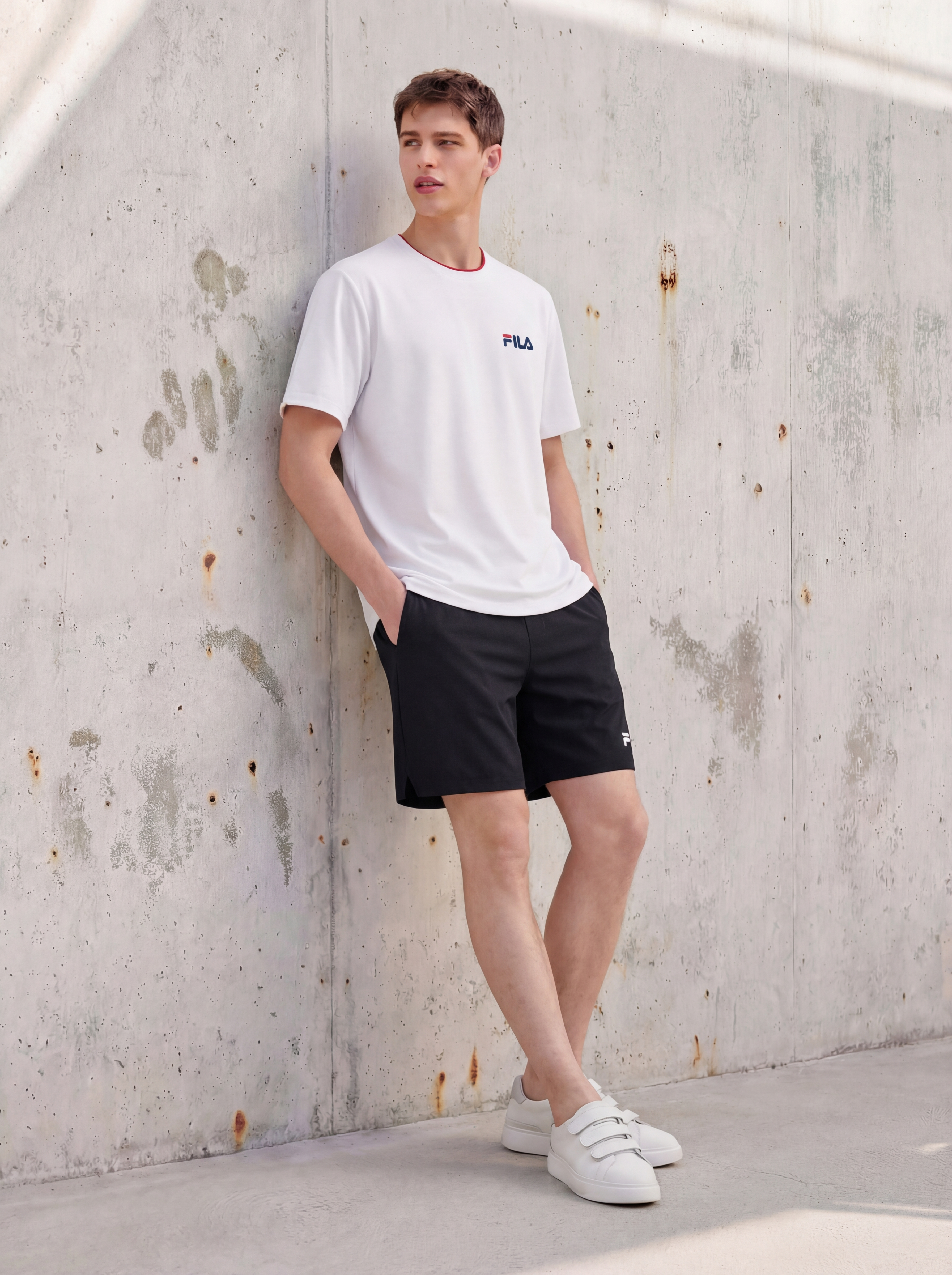 FL018-2026 FILA Men's  Quần short nam Casual thoáng mát mới
