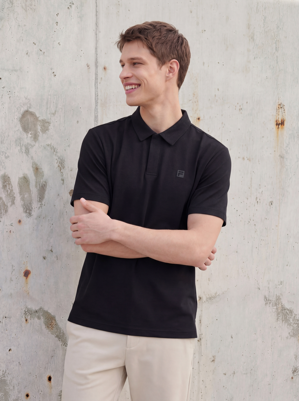 FL003-2026 FILA Men's  Áo polo nam thể thao kiểu mới