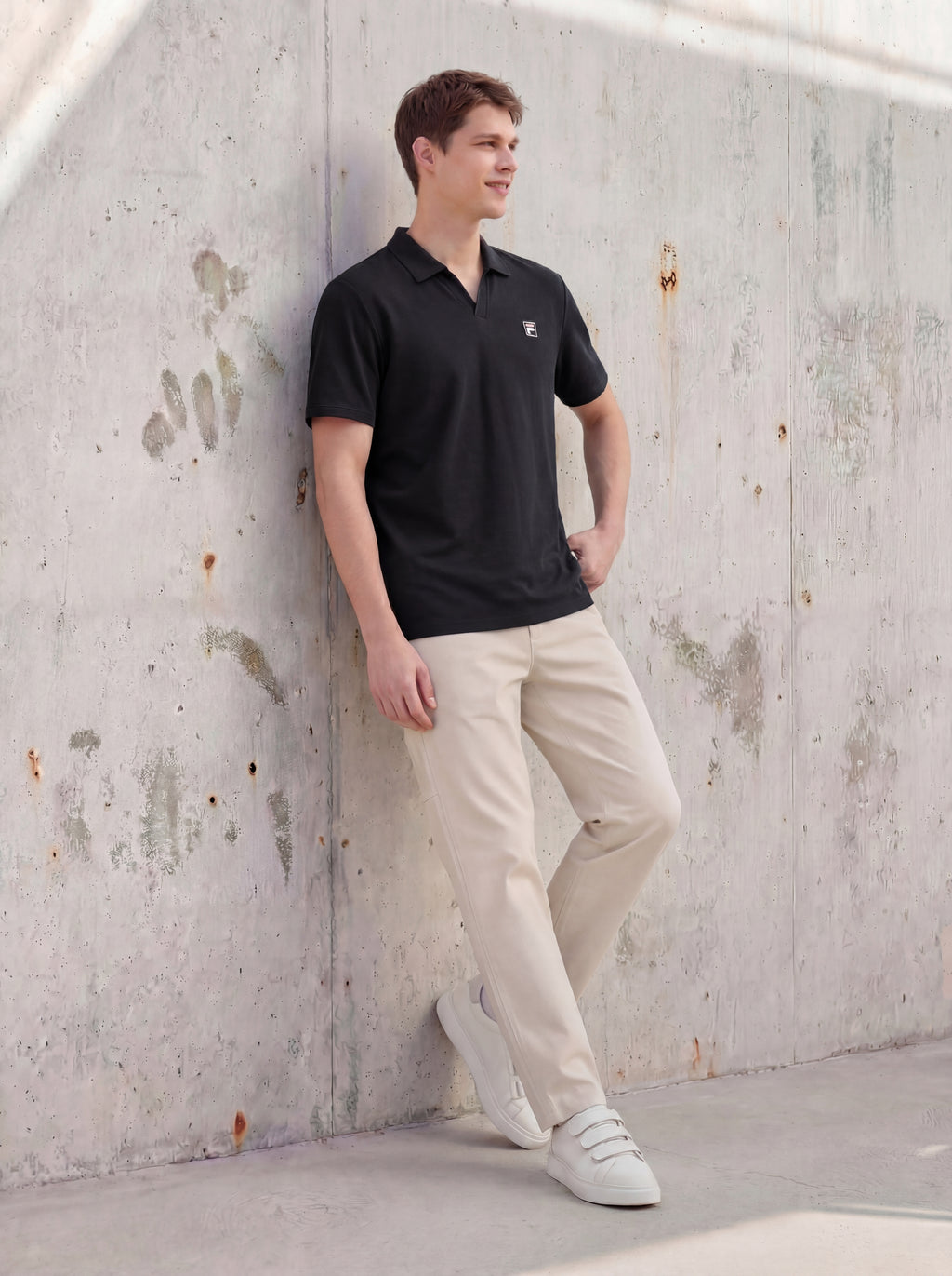 FL002-2026 FILA Men's  Áo polo nam thể thao thời trang mới
