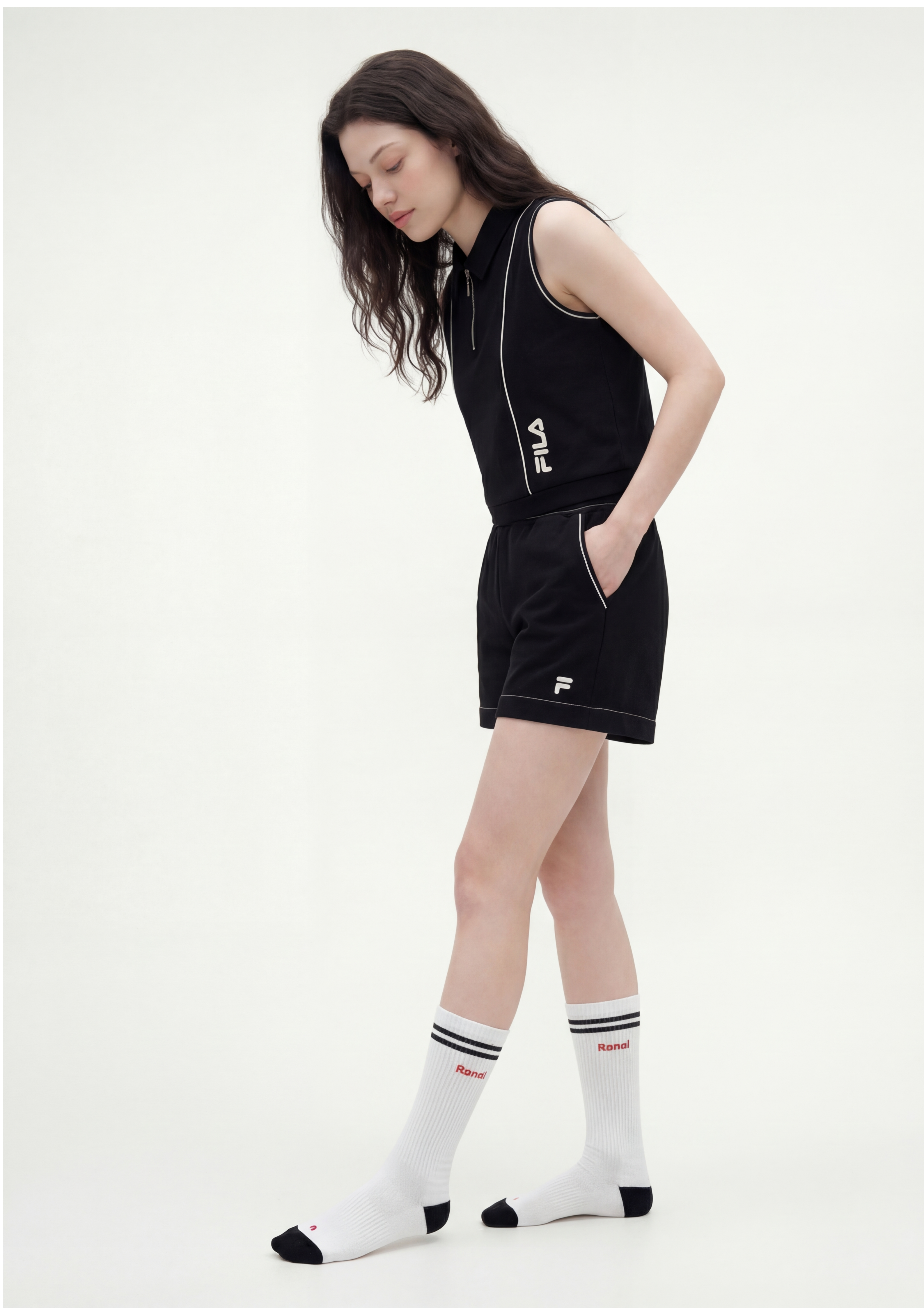 FL023-2026 FILA Women's Bộ đồ thể thao nữ (Quần Short)