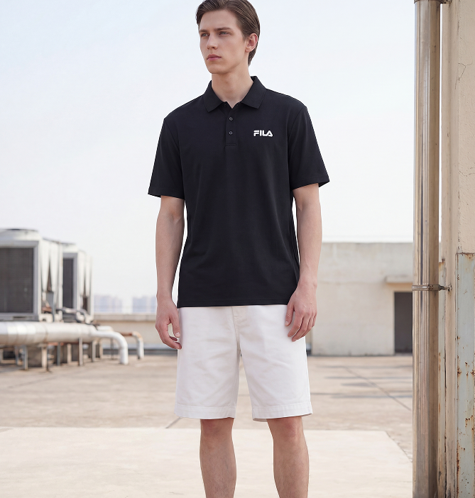 FL001-2026 FILA Men's  Áo Polo Thể Thao Nam Kiểu Mới