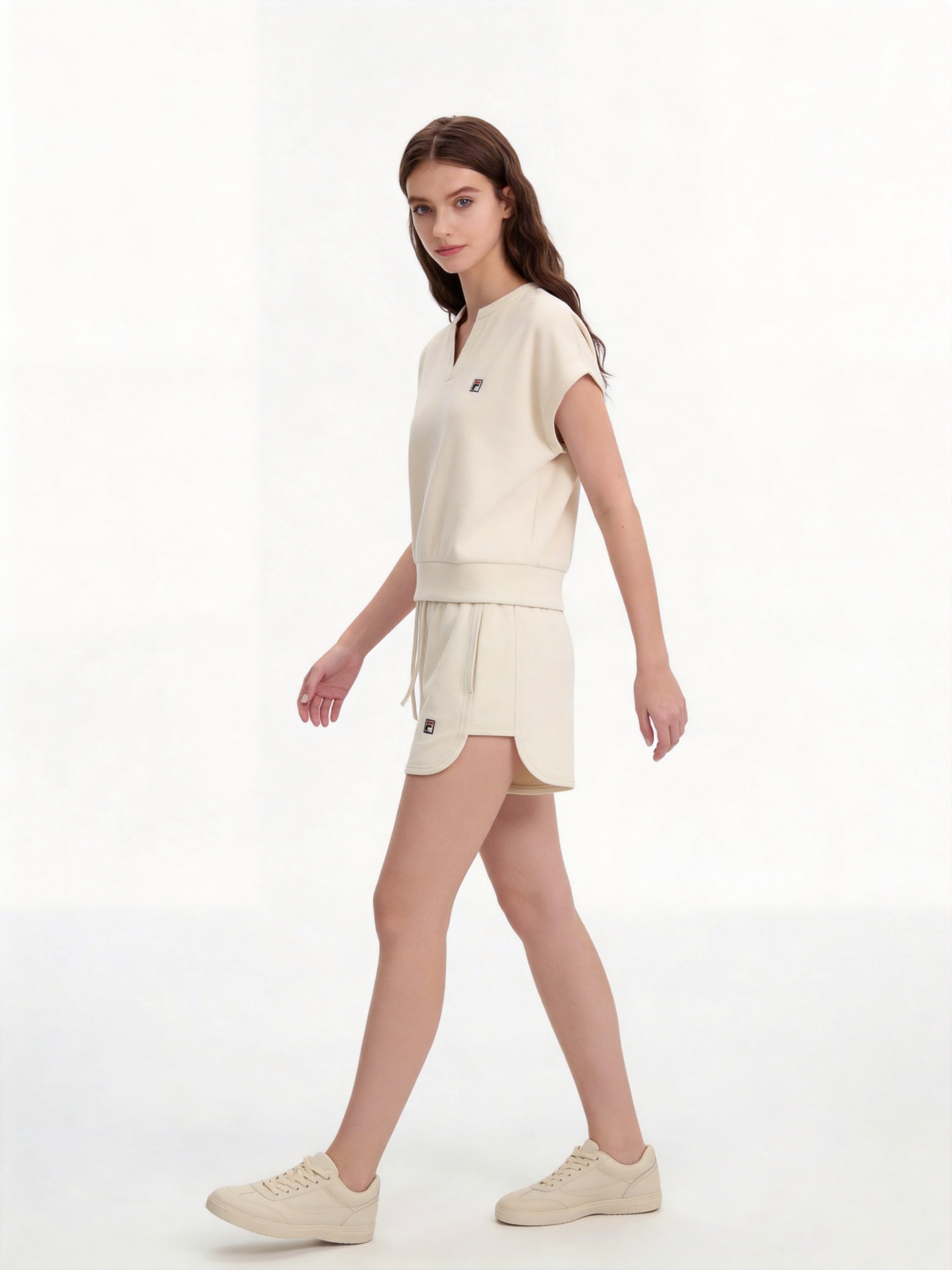 FL021-2026 FILA Women's  Set đồ thời trang nữ Suit (Quần Short)