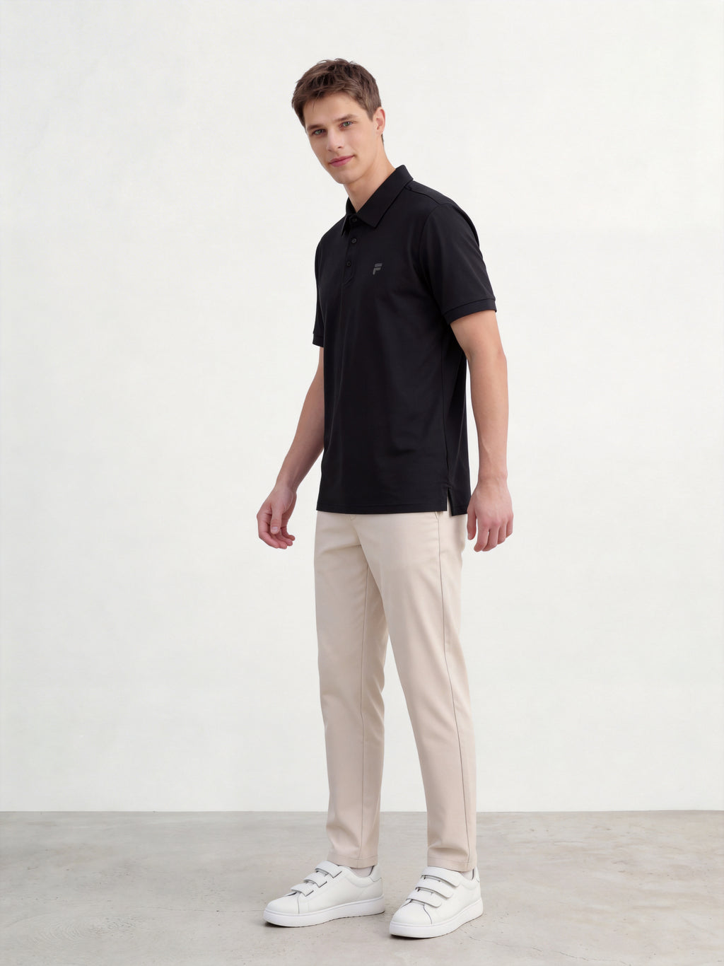 FL004-2026 FILA Men's  Áo polo thời trang nam tay ngắn