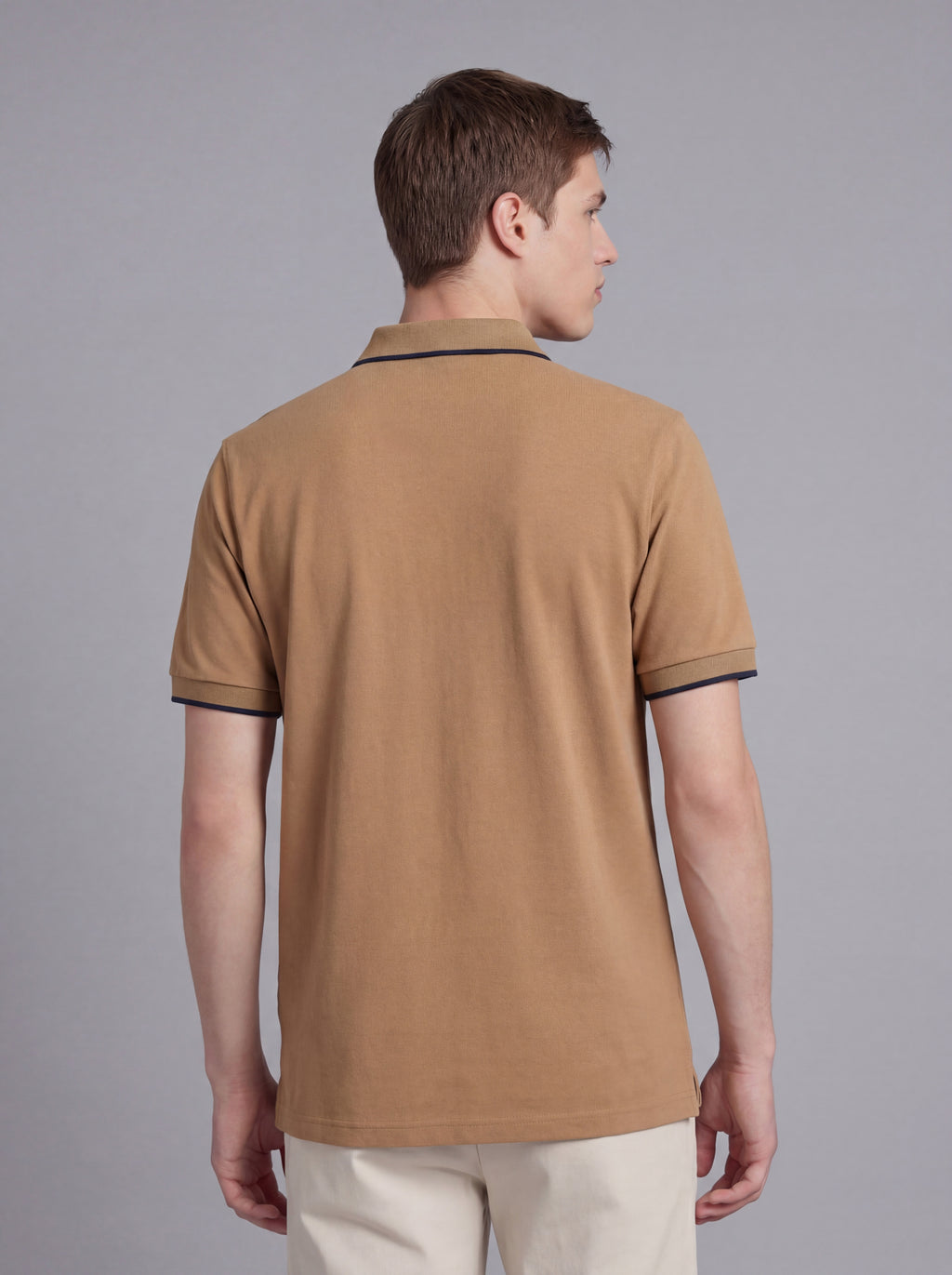 FL008-2026 FILA Men's  Áo Polo thời trang nam phối màu cổ điển