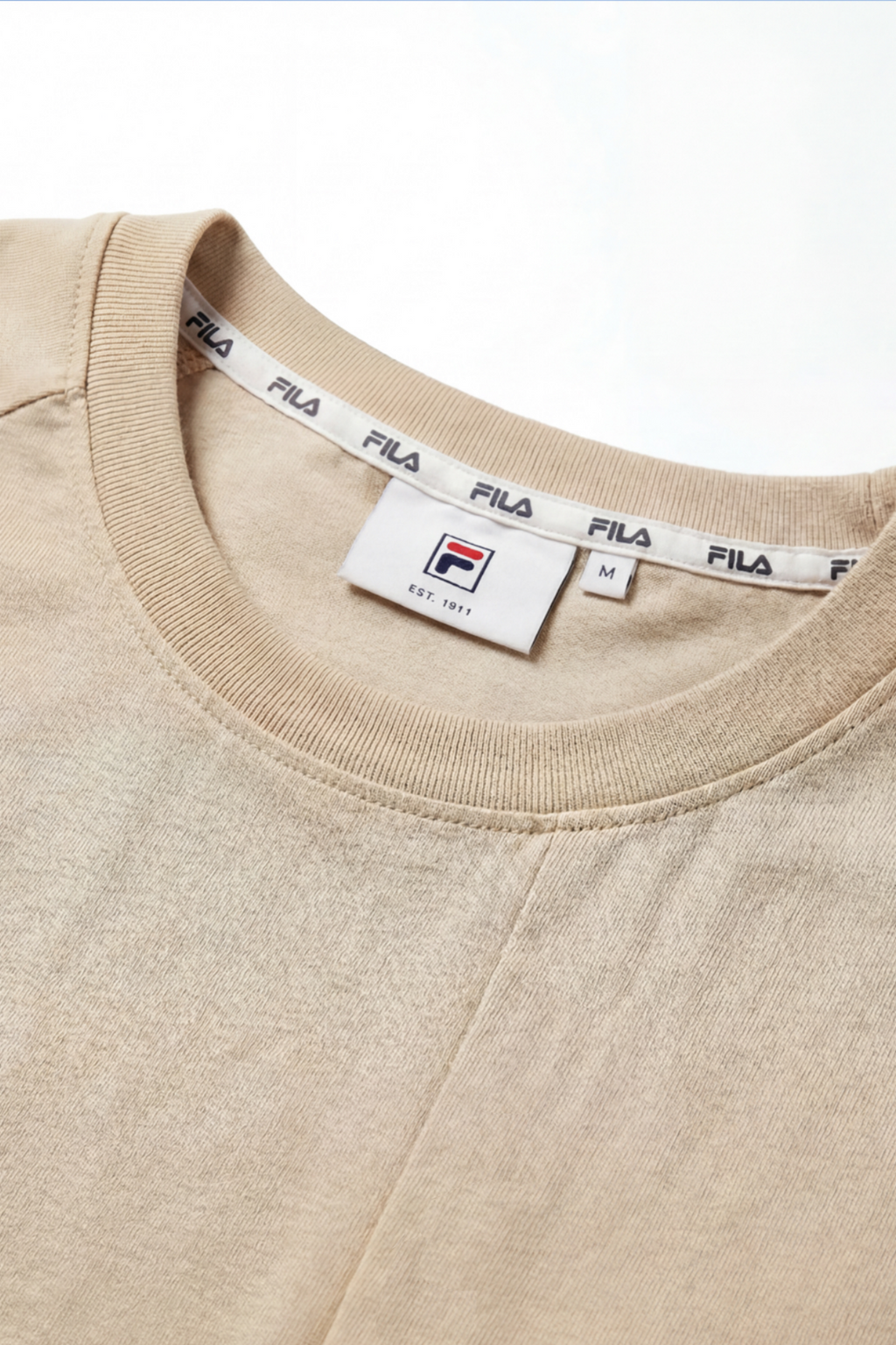 FL013-2026 FILA Men's  Áo thun tay ngắn cổ tròn dáng rộng mới