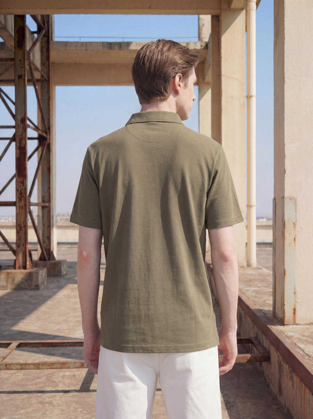 FL006-2026 FILA Men's  Áo Polo nam có túi khóa kéo