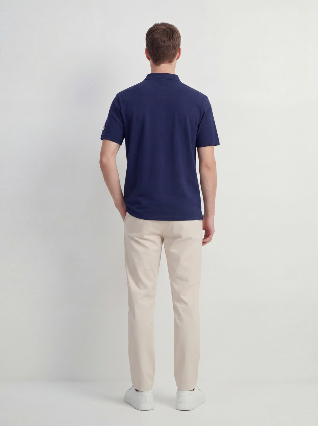 FL012-2026 FILA  Áo Polo Nam Cổ Vuông Ngắn Cổ Điển